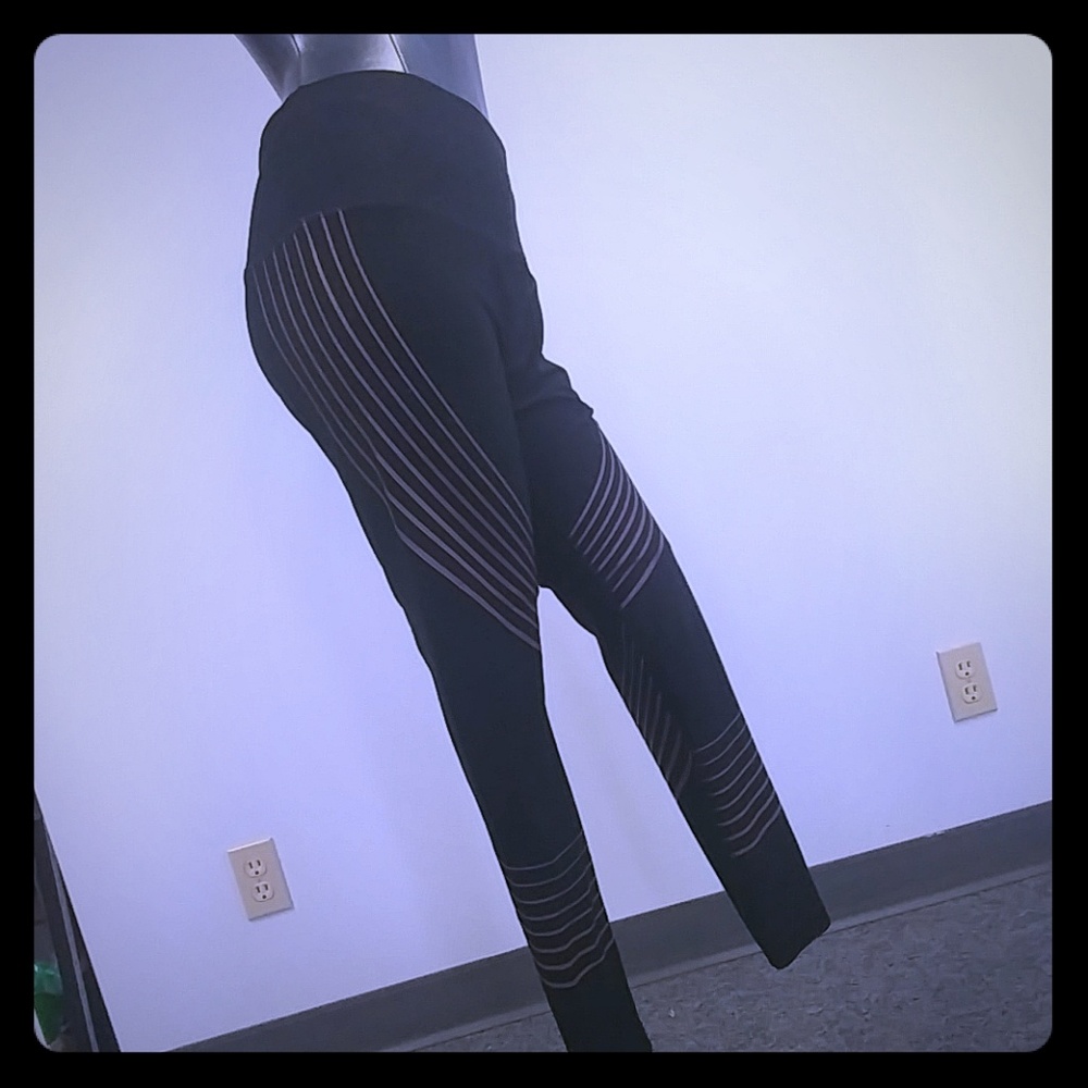 Long Black Reebok leggings